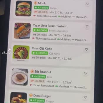 Trendyol Yemek Yanıltıcı Bilgi