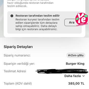 Siparişin Teslim Edilmemesi Ve İletişim Sorunu
