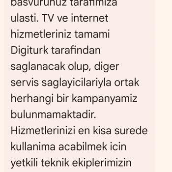 Digiturk Başvurusu Sonrası 10 Gündür Kurulum Ve İletişim Yok