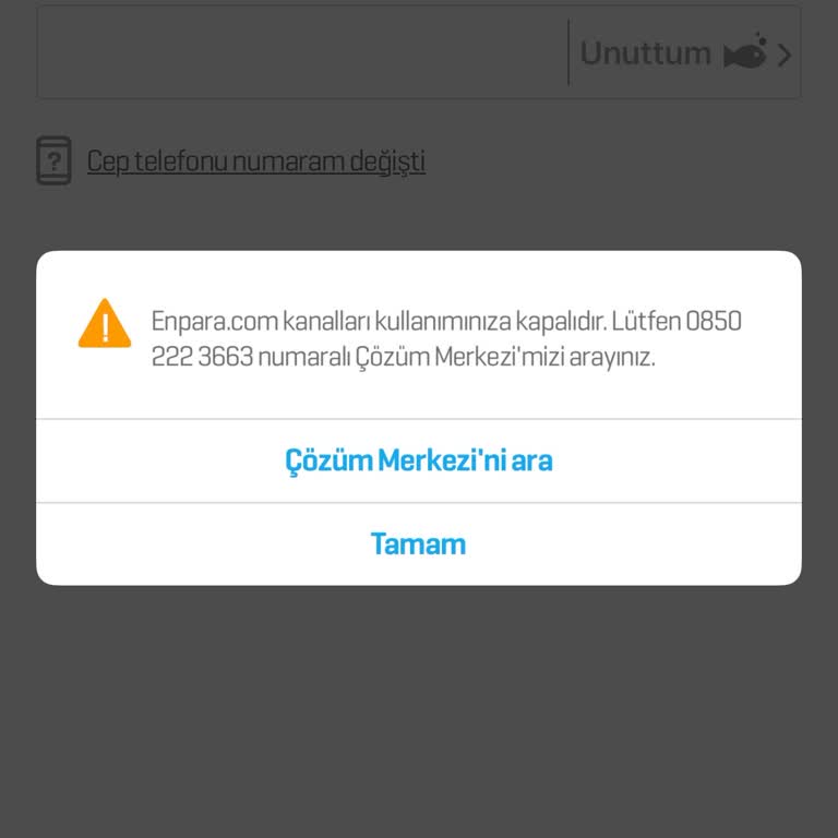 Sebepsiz Hesap Blokesi Ve Yetersiz Bilgilendirme