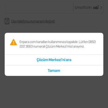 Sebepsiz Hesap Blokesi Ve Yetersiz Bilgilendirme