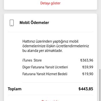 Bilgim Dışında İtunes Ücreti Kesintisi Ve Ücret İadesi Talebim