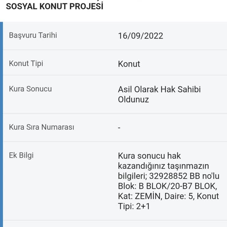 TOKİ Kurasında Başvurduğum Bölge Dışında Hak Sahipliği Verilmesi Nedeniyle Mağduriyet