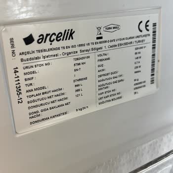 Arçelik Buzdolabımın Parça Temini Sorunu Ve Değişim Talebi