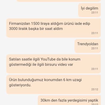 Yanlış Konum Gösteren Akıllı Saat Ve İlgisiz Müşteri Hizmeti