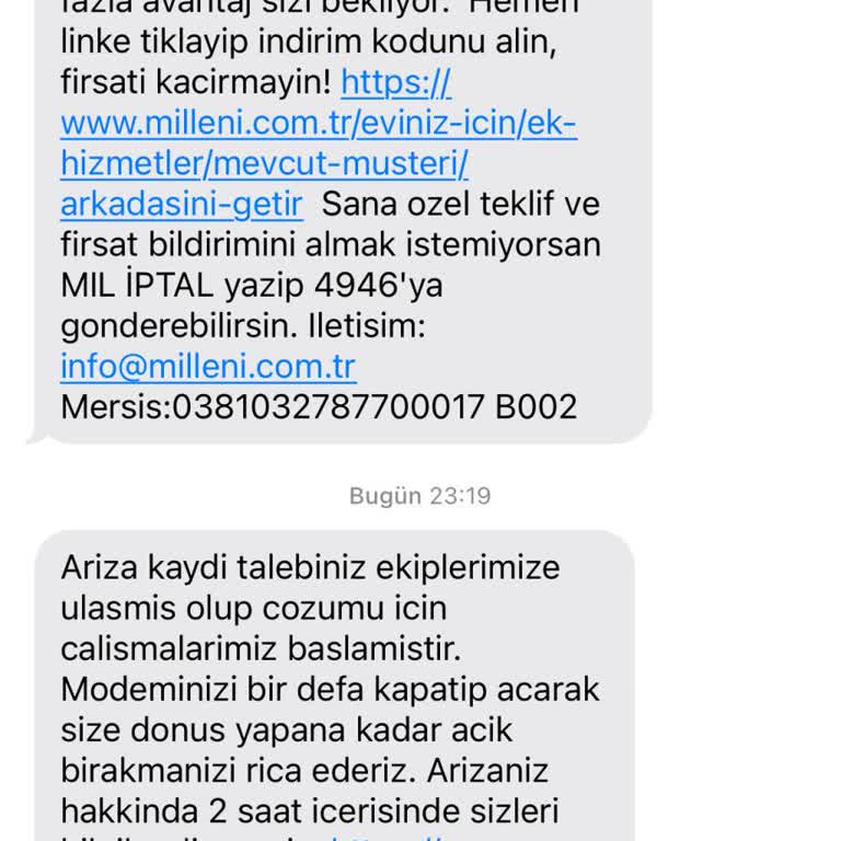 Sürekli İnternet Kesintisi Ve Haksız Teknik Destek Ücreti Mağduriyeti