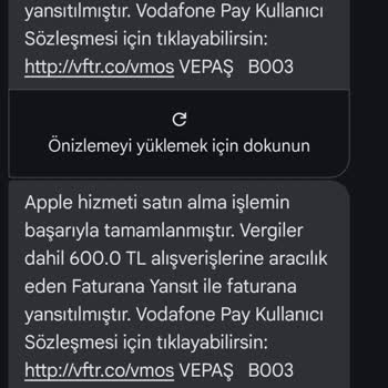 İzinsiz Apple.com Bill Ücreti Ve Vodafone'un İlgisizliği