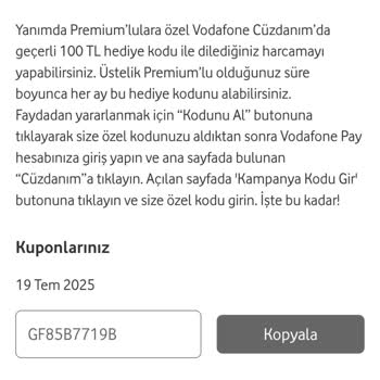 Taahhütlü Vodafone Red Premium Üyeliğimde Söz Verilen Fiyat Ve Haklar İhlal Edildi
