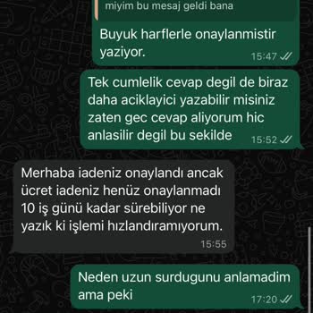 Online Alışverişte İade ve Para İadesi Sürecinde Yaşanan Sorun