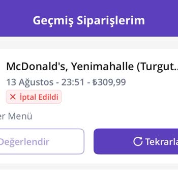 Getir Yemek'te Sürekli Sipariş İptali Ve Gecikmeler: Müşteri Memnuniyetsizliği