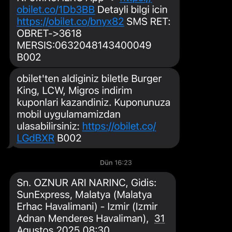 Onayım Dışında İptal Edilen Bilet Ve Müşteri Hizmetlerine Ulaşılamıyor