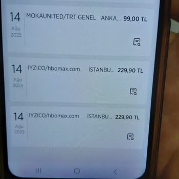 Onayım Olmadan Kredi Kartımdan HBO Max Adına Yüksek Tutarlar Çekildi