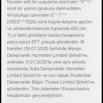 Paramı Geri Alamıyorum Mağduriyetim Acilen Giderilsin