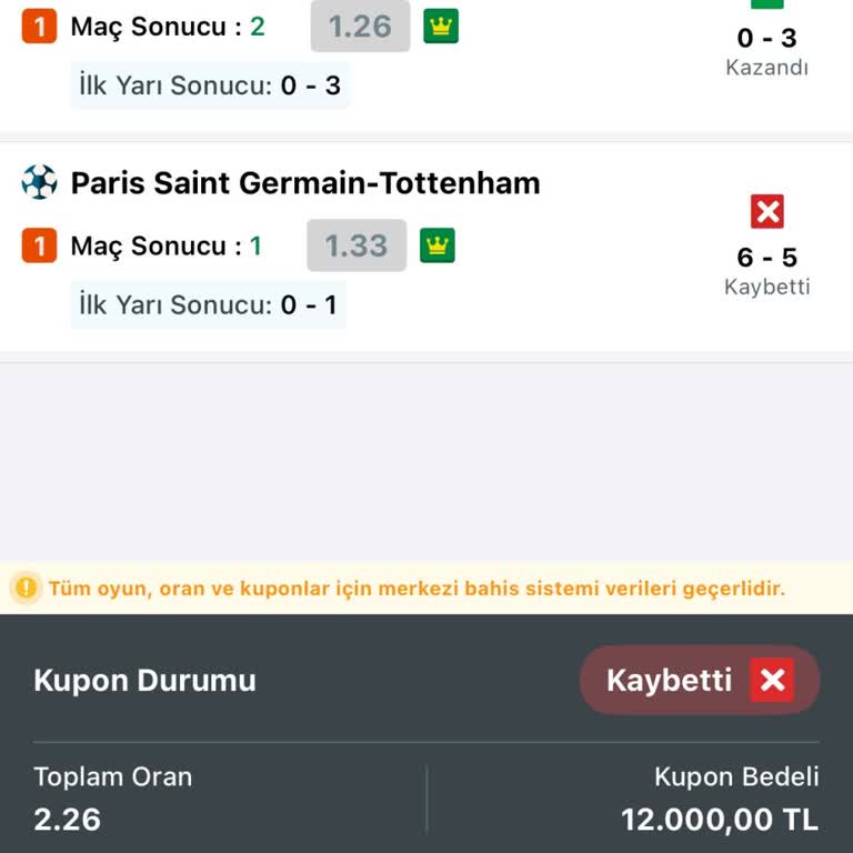 Kazanan Kuponum Uygulamadan Silindi Param Ödenmedi