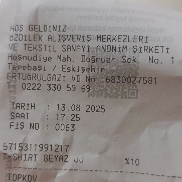 Özdilek'ten Alınan Tişörtlerde Sürekli Alarm Sorunu Yaşıyorum