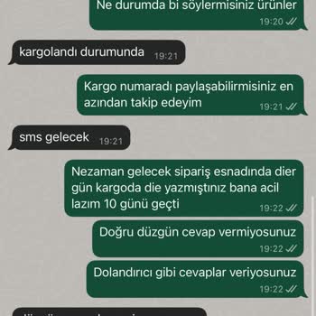 Siparişim Gönderilmedi, Müşteri Hizmetleri Yetersiz Kaldı