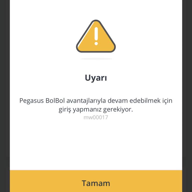 Pegasus Uygulamasına Haftalardır Giriş Yapamıyorum, Çözüm Bekliyorum