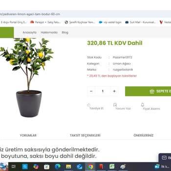 Rüzgar Botanik Görselden Farklı Ürün Gönderildi!