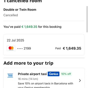 I Face Delayed Refund of €1,600 from Booking.com for Canceled Hotel Reservation
