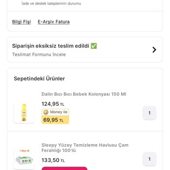Açık Ve Hasarlı Ürün Teslimatı Sonrası Müşteri Hizmetlerinden Dönüş Alamadım