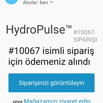 Hydropulsetr Siparişim Gönderilmedi İletişim Kuramıyorum Paramı Geri İstiyorum