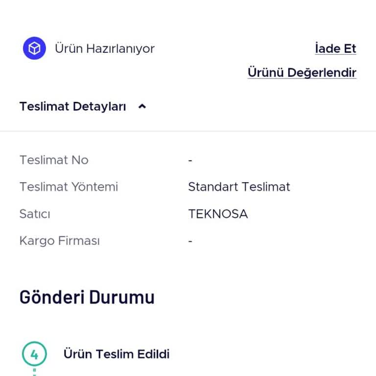 Siparişim Bir Haftadır Teslim Edilmedi, Müşteri Hizmetlerinden Dönüş Alamıyorum