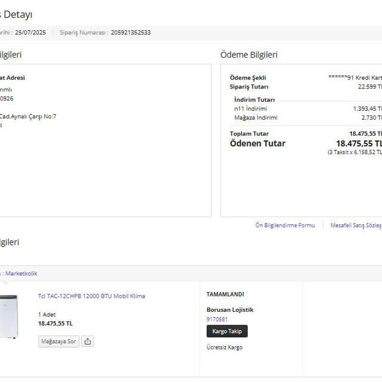 Aldığım Mobil Klima Soğutmuyor, Sorunum Çözülmüyor