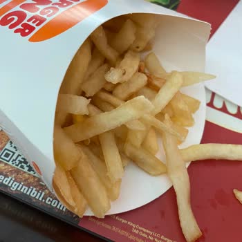 Bolu 14 AVM Burger King'de Soğuk Ve Kalitesiz Patates Kızartması Deneyimi