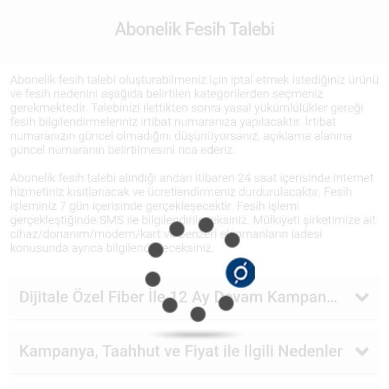 Superonline İnternet Fesih İşlemi Web Sitesinde Sürekli Takılıyor