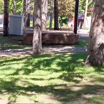 Çorum Belediyesi Güneşte Park Sulanıyor!