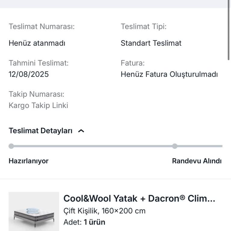 Yatak Siparişim Teslim Edilmedi, Müşteri Hizmetlerinden Dönüş Alamıyorum