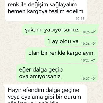 Siparişim Gönderilmiyor, Sürekli Oyalama Ve Mağduriyet Yaşıyorum