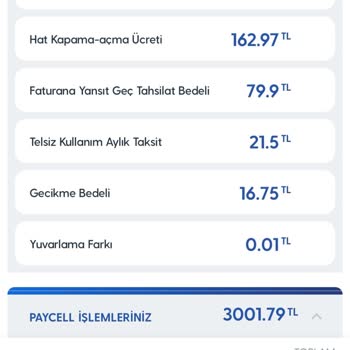Geçmişe Dönük Hatalı Fatura Ve Ek Ücret Talebi