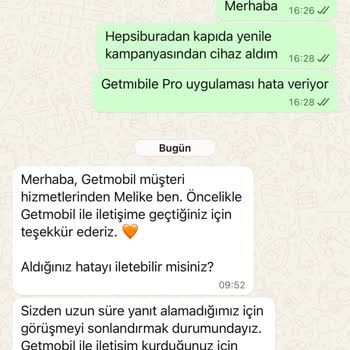 Getmobile Eskiyi Yenile Kampanyasında Uygulama Hatası Nedeniyle Cihaz Teslim Edilemiyor