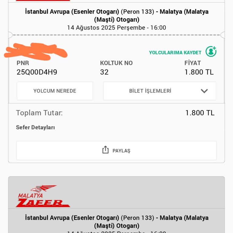 Sistem Hatasıyla İki Kez Ücret Çekildi Bilet İadesi Yapılmıyor