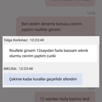 Kazandığım Bakiyenin Silinmesi Ve Çekim Talebimin İptal Edilmesi Mağduriyetim