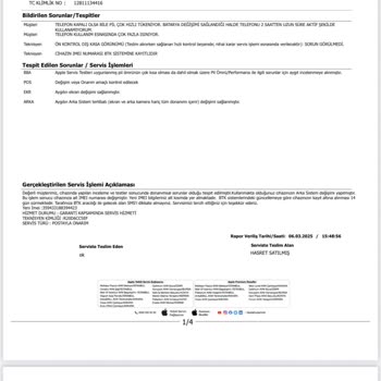 Garanti Süresinde Batarya Değişimi İçin Ücret Alınması Ve Mağduriyet Yaşanması