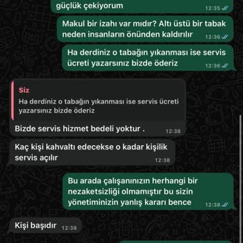 Kahvaltı Siparişinde Fazla Tabak Krizi: Müşteri Odaklılık Bekliyorum