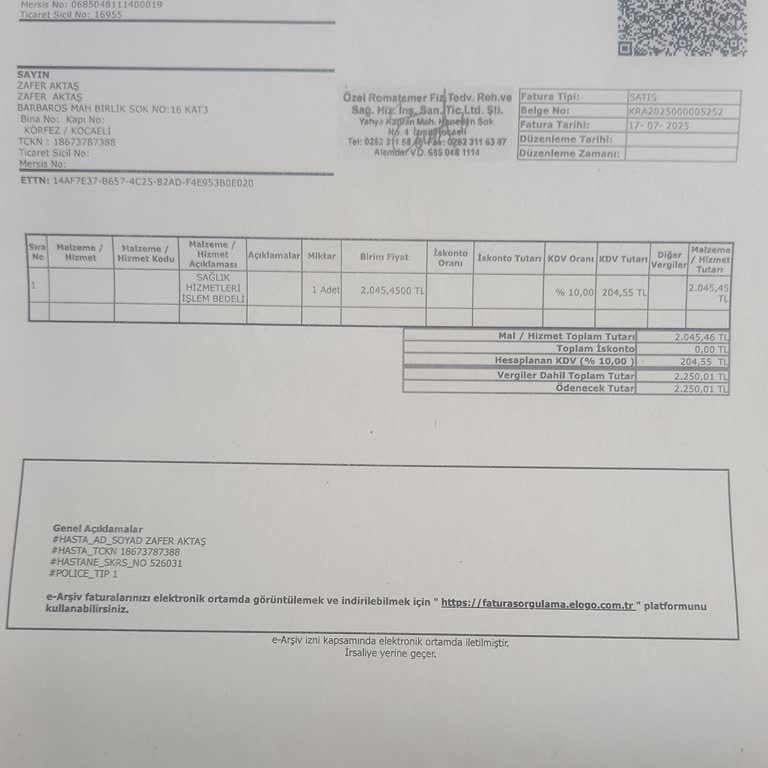 Sigorta Şirketi Zorunlu Tedavi Ücretini Karşılamadı