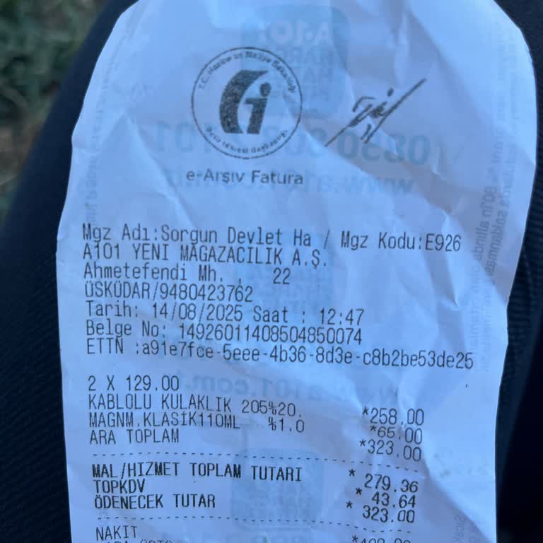 A101 Şubesinde Mağaza Müdürünün Kaba Davranışı Ve İade Konusunda Sorun