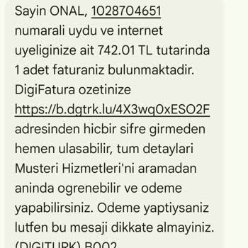 Bağlantı Sorunu Ve Kullanılmayan Hizmet İçin Fatura Mağduriyeti