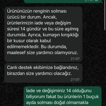 Manuka'dan Aldığım Ürünlerde Hızlı Solma Ve Müşteri Hizmetlerinde İlgisizlik