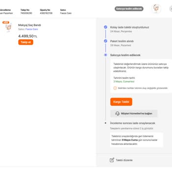 Yanlış Ürün Gönderimi Ve 3 Ayı Geçen Para İadesi Gecikmesi