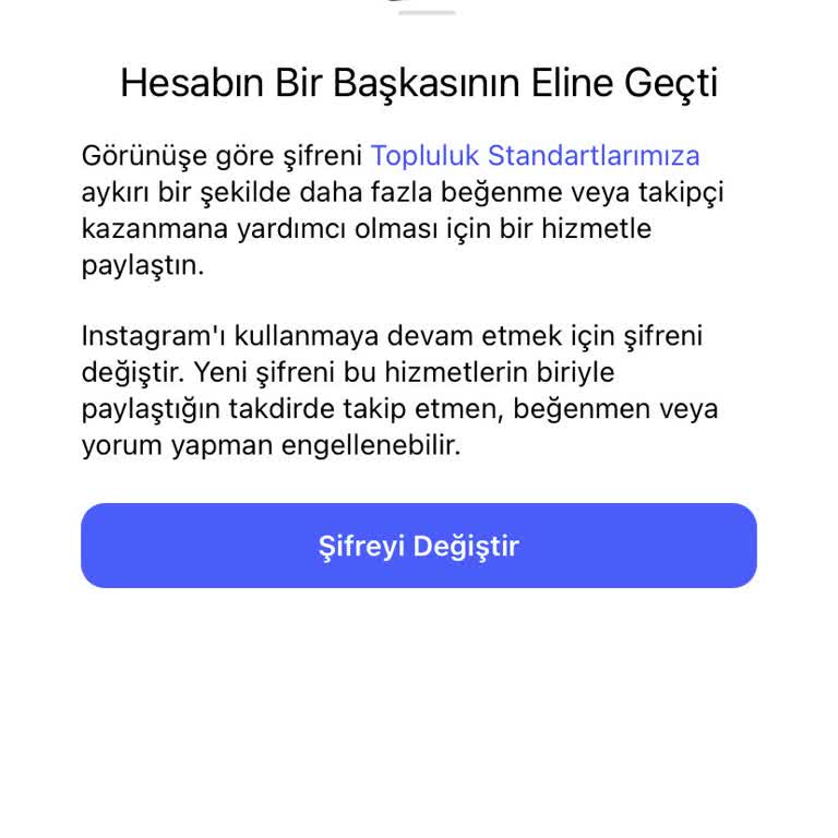Instagram Hesabım Topluluk İhlali Uyarısıyla Kapandı Destek Alamıyorum