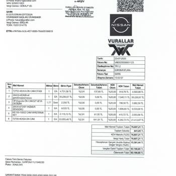 Nissan Yetkili Serviste Ön Cam Ve Kamera Değişiminde Belirsizlik Mağduriyeti