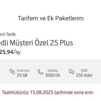 Vodafone Taahhüt Sonrası Fahiş Fatura Artışı Ve Sadık Müşteriye Haksız Fiyatlandırma