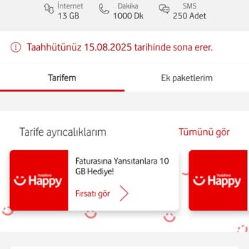 Mevcut Müşterilere Sunulan Tarifeler ve Fiyatlandırma Şikayeti