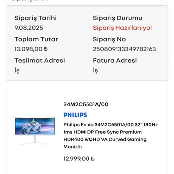 Siparişim Kargoya Verilmedi, Müşteri Hizmetlerinden Dönüş Alamadım