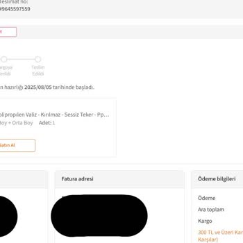 Siparişim Zamanında Kargoya Verilmedi, Mağduriyetim Giderilmiyor