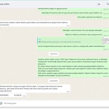 Yasal Cayma Hakkım Reddedildi, Para İadem Yapılmıyor!